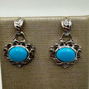 Gems En Vogue Sleeping Beauty Turquoise Earrings